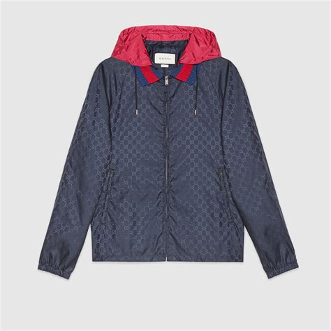 gucci jacquard nylon jacket replica|gucci cashmere jacket.